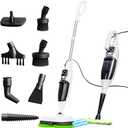 Electric Steam Mop  15-in-1 Detachable Floor Scrubber with 3 Steam Modes  Electric Mop for Hardwood Floors, Kitchen Hoods & Worktops Cleaning