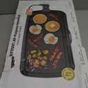Chefman XL Electric Griddle with Removable Temperature Control, Immersible Flat Top Grill, Burger, Eggs, Pancake Griddle, Nonstick Extra Large Cooking Surface, Slide Out Drip Tray, 10 x 20 Inch