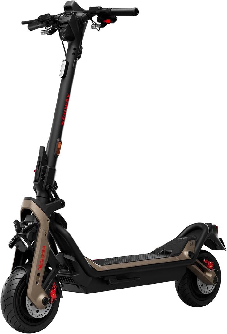 Segway SuperScooter GT3 Pro Electric Scooter, 50MPH Top Speed, 86-Mile Max Range, Dual Motor, 7000W Peak Power, Dual Hydraulic Suspension and Disc Brakes, UL-2272 2271 Certified
