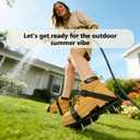 Lawn Aerator Shoes with Adjustable Straps - for Lawn Aeration or as Screed Shoes - Lawn Aerator Shoes as Perfect Aerator Lawn Tool - Medium
