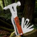 Window Breaker Multitool with 16-in-1 Survival Gear for Camping Hiking and DIY jobs with Hammer,Plier,Pocket Knife,Bottle Opener,wrench,Screwdriver