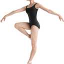 Bloch Dance Women's Faire microlux Tank Leotard (Black, 12)