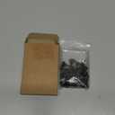 MECCANIXITY 20pcs M3 x 14mm Knurled Thumb Screws, Black Steel Flat Head Thumb Screws Metric Knurled Bolts with Shoulder Grip Knobs Hand Tighten Thread Fasteners