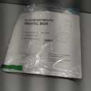 3 Pack, 14 GRIDS Travel Pill Organizer Box with Labels - Travel Medicine Case Kit - Pocket Daily Pharmacy Container - Travel Medication Holder Dispenser for Fish Oil Vitamin Supplement Storage (Khaki+blue+grey)