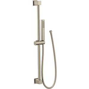 Moen 3988EPBN One-Function Eco-Performance Modern Handshower with 30-Inch Slide Bar and 69-Inch Hose, Brushed Nickel