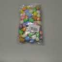 100 Pcs Sparkling Foam Easter Eggs 1.8 X 2.5cm DIY Fake Egg Artificial Foam Bird Eggs Garden Bird Nest Decor Easter Party Decorations Home Decor