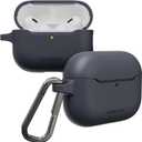 MAGEASY Designed for AirPods Pro 3 Case  Shockproof Protective Case for AirPods Pro 3, StainResistant, Smooth & SkinFriendly, Support Wireless Charging  Skin (Midnight Blue)