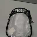 CLUCI Clear Bag for Stadium Events, Clear Crossbody Bag, Transparent Purses (0-black)