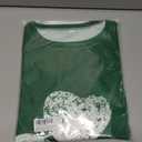 TMSD Women's Mardi Gras St Patrick's Day Sweatshirt Raglan Sleeve Crew Neck Top, Large 