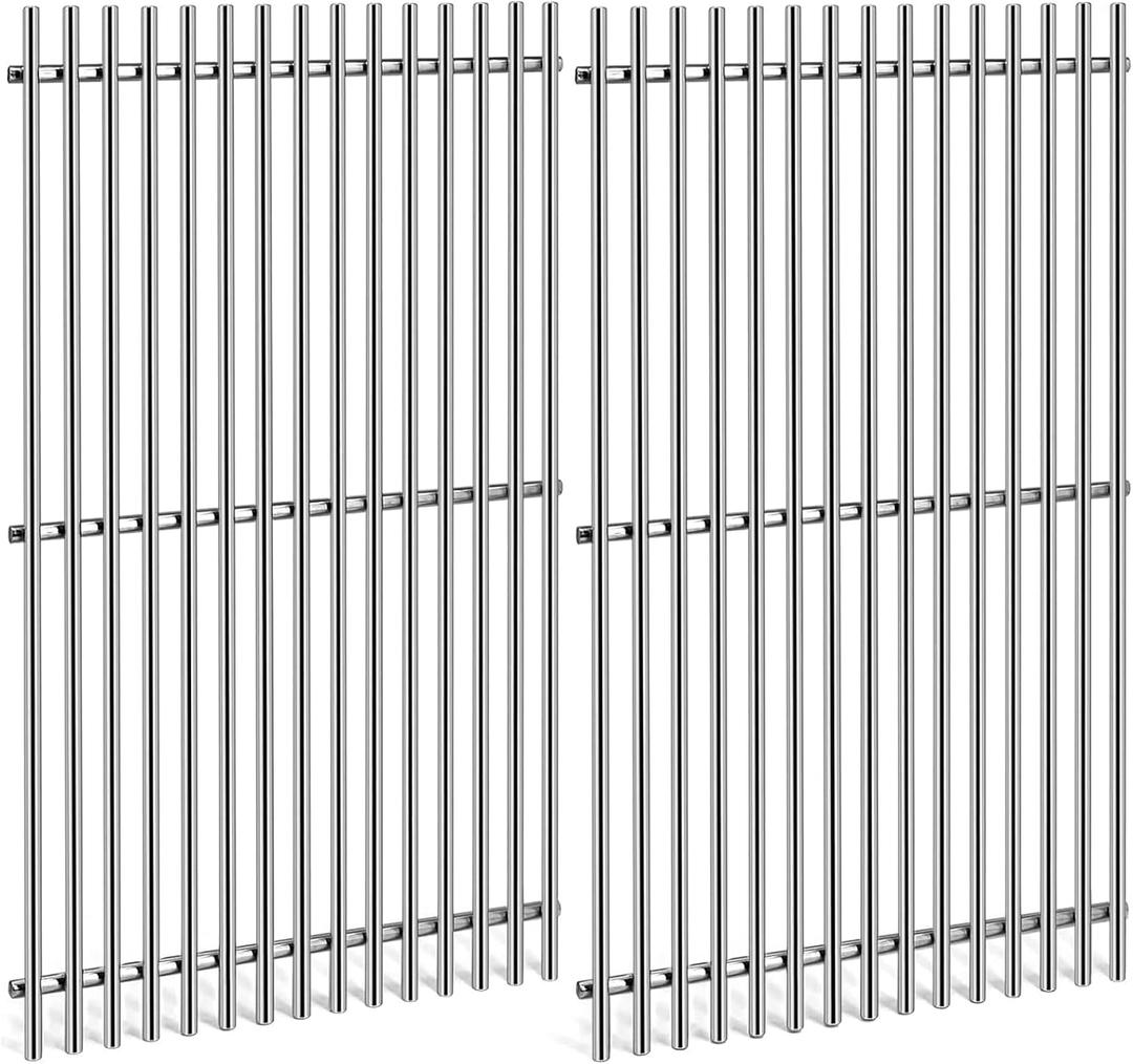 19.5" Stainless Steel Cooking Grates for Weber Genesis 300 Series, Weber Genesis Grill Parts for Genesis E310 E320 E330 S310 S320 S330, Replacement Parts for Weber 7528/7524