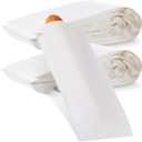 Yahenda 150 Pieces Paper Bread Bag French Breads Storage Bags Disposable Homemade Long Bread Cookie Packaging for Bakery or Food Baking, 4.5 x 2.5 x 16 Inches(White)