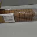 UNISHADES Cordless Bamboo Roman Shades for Windows, 100% Blackout Backing Fabric for Light Blocking, 21" W × 64" H - Penang Teak