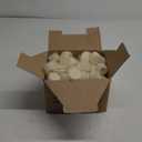 Tuyai Bulk 100 Pack Unscented Clear Cup Tea Light Candles for Dinner, Spa, Party, Wedding,Church, Home Decor Tealights