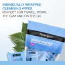 Neutrogena Makeup Remover Wipes, Daily Single Face Cleansing Towelettes, Makeup Removing Cleansing Wipes Removes Dirt & Oil, Alcohol-Free Face Towelettes, 20 ct