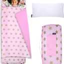 Wildkin Kids Original Nap Mat Cozy Kids Sleep Mat with Pillow, ideal for School & Travel,  Product Dimensions 50"L x 20"W x 1.5"Th Item Weight 2 pounds 