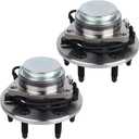 PAROD 2pcs 515054 2WD Front Wheel Bearing Hub Assembly Compatible with 00-06 Chevy Tahoe, 99-06 Silverado 1500,00-06 Suburban 1500, GMC Yukon, 99-06 Sierra 1500, 02-06 Cadillac Escalade 6Lugs W/ABS