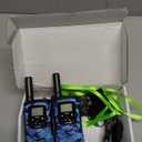 Walkie Talkies for Kids 22 Channel 2 Way Radio 3 Miles Long Range Handheld Walkie Talkies Durable Toy Best Birthday Gifts for 6 Year Old Boys and Girls fit Adventure Game Camping (Blue Camo 1)