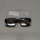 VISOONE 1Pack Blue Light Blocking Glasses Rectangle Frame and Chic Preppy Look for Women Men RIVER