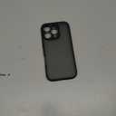 Shiiuou Shockproof for iPhone 16 Pro Case, [Full Camera Protection] [Military-Grade Drop Protection] Protective Anti-Yellow Slim Translucent Skin-Friendly for iPhone 16 Pro Phone Case, Black