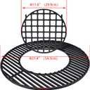 Uniflasy Cast Iron Cooking Grate for Weber 22 inch Kettle Grills, Gourmet BBQ System, One-Touch, Bar-B-Kettle, Master-Touch, Performer, for Weber 22.5 inch Original Kettle Premium Charcoal Grill, 8835