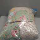 YAYIDAY Quilts Queen Size Patchwork Bedspread Set - 100% Cotton Reversible Breathable Floral Quilted Quilt with Pillow Shams Fit All Season (Queen (90 x 98 inch), Red Yellow)