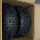 15x6.00-6 Replacement Lawn Mower Tires - 2 Pack Heavy Duty15x6.00-6nhs Rubber Tire and Wheel - Riding Lawn Mower Tires with Bearing Bore 3/4 Inch - Compatible with Most Riding Mowers and Lawn Tractors