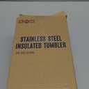 ALOUFEA 20 oz Insulated Coffee Mug Tumbler with Handle, Stainless Steel Travel Mug Tumbler with Lid and Straw,Double Wall Vacuum Leak Proof Ice Coffee Thermal Cup, Black