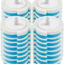 Disposable Toilet Brush Refills, 32 Pcs Compact Blue Scrubber Heads  Bathroom Cleaning Supplies for Toilet, Bathtub, Sink & Washbasin