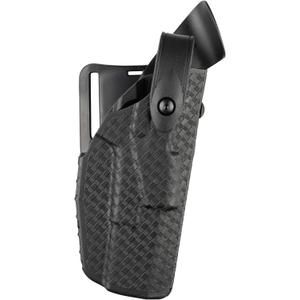 Safariland 7280 7TS SLS Mid-Ride, Level 2 Retention Duty Holster (S&W M&P9/40 X300U, SafariSeven Basketweave Black)