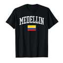 Vintage Medellin Colombia Country Flag Souvenir Vacation T-Shirt XL