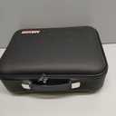 Fireproof Document Box Hard Case With Lock, Multi-Layer Fire Proof Water Resistant Safe Box File Organizer Bag With Small Money Bag for Important Documents Passport Certificates Laptop (Black)