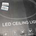 24 inch Dimmable LED Ceiling Light Fixture, Ultra Thin Flush Mount, 50W 5000LM, 3000K/4000K/6500K Selectable, White, Perfect for Bedroom, Kitchen, Dining Room, Living Room, Home Office, Hallway