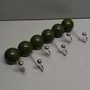 Coat Rack Wall Mount, Wall Hooks for Hanging, Suction Cups with no Trace Hooks, Hooks for Storage Behind The Door-6 Hooks (Green)