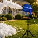 Foam Machine for Party, Safe 60min Use&Flexible Angle Control, Foam Party Machine For Pool Parties, Indoor/Outdoor Events & Club Use (Blue)