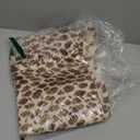 WARM HAVEN Leopard Print Rug, Animal Print 4.6x5.2 Feet Cowhide Rug for Living Room Bedroom Cow Hide Cheetah Faux Fake Antelope Deer Western Rustic Multicolor