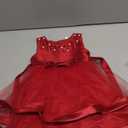 COMISARA 6M-9T Kids Pageant Flower Girl Dress Little Girls Party Wedding Formal Dresses (18-24 Months, Wine) 90