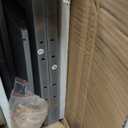 Gray Wooden Floor Accent Cabinet with 2-Drawers