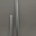 Sliding Screen Door Tracking - Silver Deluxe Bottom Track - Easy Assembly Hardware for DIY - Heavy Duty Silver Aluminum Track - 1 Wide 3/8 Tall - 72 in, 1 Piece