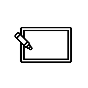Magnetic Dry Erase Board, Size 36 x 34"