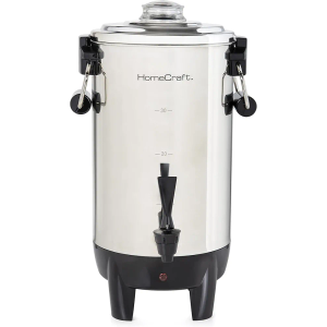 Homecraft Quick-Brewing 1000-Watt Automatic 30-Cup Coffee Urn - Stainless Steel