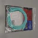 Tripp Lite Cat6a 10G Ethernet Cable, Snagless Molded Slim STP Network Patch Cable (RJ45 M/M), Aqua, 7 Feet / 2.1 Meters, Manufacturer's Warranty (N262-S07-AQ)