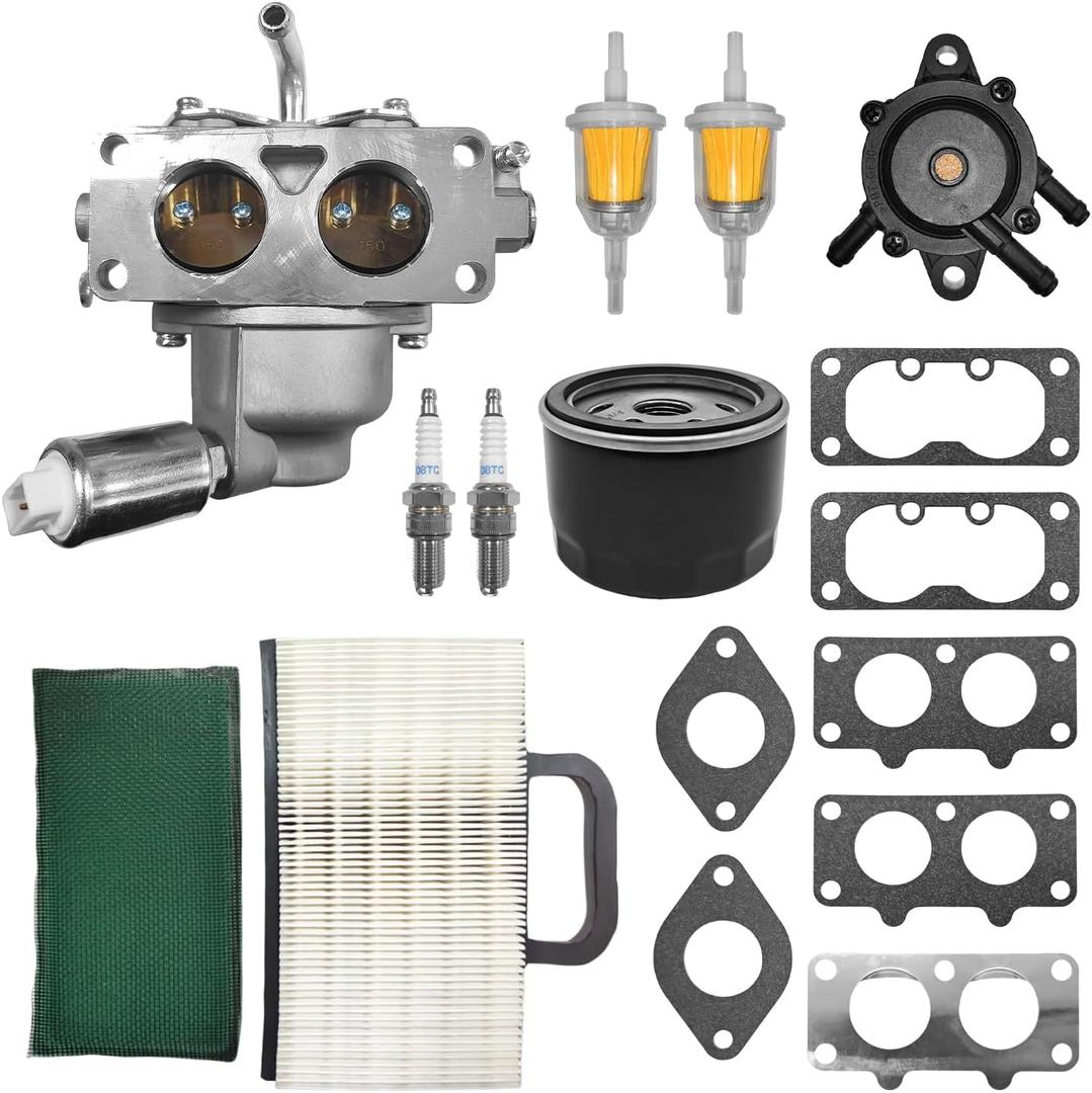 791230 407777 Mower Carburetor 799230 699709 499804 for Briggs & Stratton 20hp 21hp 23hp 24hp 25hp Intek V-Twin MIA10632 for John Deere MIA10632 LA135 LA120 LA130 LA140 LA150 LA145 Lawn Mower
