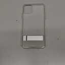 JETech Case for iPhone 11 Pro Max 6.5-Inch with Stand, Support Wireless Charging, Slim Shockproof Bumper Phone Cover, 3-Way Metal Kickstand (Clear)