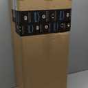 QCQHDU 21 inch Tall Planters for Outdoor & Indoor Plants, Set of 2 Large Outdoor Planters with Drainage Hole for Front Porch, Patio, Garden, White