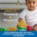 A+D Zinc Oxide Diaper Rash Treatment Cream, Dimethicone 1%, Zinc Oxide 10%, Easy Spreading Baby Rash Cream, 4 Ounce Tube