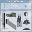 Starlink Mini Wall Mount, 360 Adjustable Starlink Mini Bracket, Gray