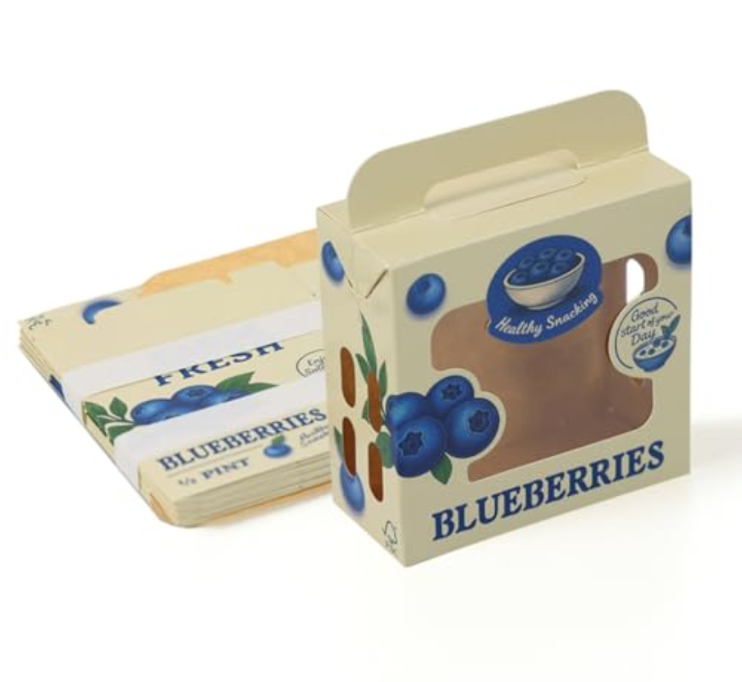 Pack Of 2 Aosric 1/2 Pint Paper Berry Baskets – Food-Grade Produce Containers for Blueberries – Vented, Eco-Friendly, FSC-Certified Blueberry Storage Gift Boxes for Farmer’s Market & Home Use (Pack of 8) Pack Of 2 Aosric 1/2 Pint Paper Berry Baskets – Food-Grade Produce Containers for Blueberries – Vented, Eco-Friendly, FSC-Certified Blueberry Storage Gift Boxes for Farmer’s Market & Home Use (Pack of 8)