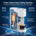 Single-Serve Coffee Maker, 4 in 1 Hot and Iced Coffee Machine, 20-Bar Espresso Coffee Maker for Ground Coffee, K-Cup Pod, NES Original and DG Pod, Customizable Brew Volume, Heats up in 3 seconds