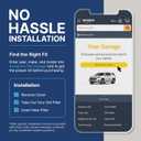 Spearhead Odor Defense Breathe Easy Cabin Filter | Fits 06-07 Azera, 07-09 Santa Fe, 06-09 Sonata, 22-24 Carnival, 07-10 Optima Like OEM | Up to 25% Longer Lasting w/Activated Carbon (BE-381)