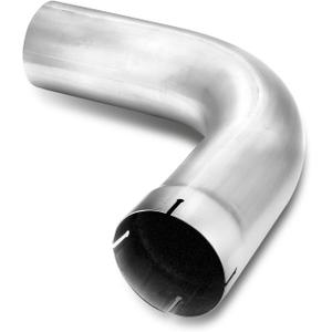 A-KARCK Exhaust 90 Degree Tube 5" OD, Exhaust Elbow 90 Degree 5" ID/OD Aluminized Steel Exhaust Pipe Mandrel Bend